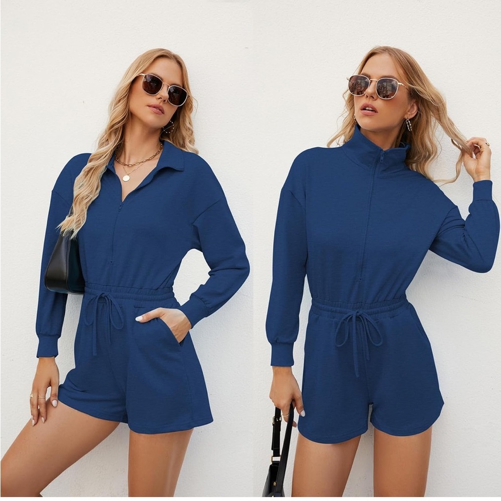 Elegant Blue Women's Jumpsuit